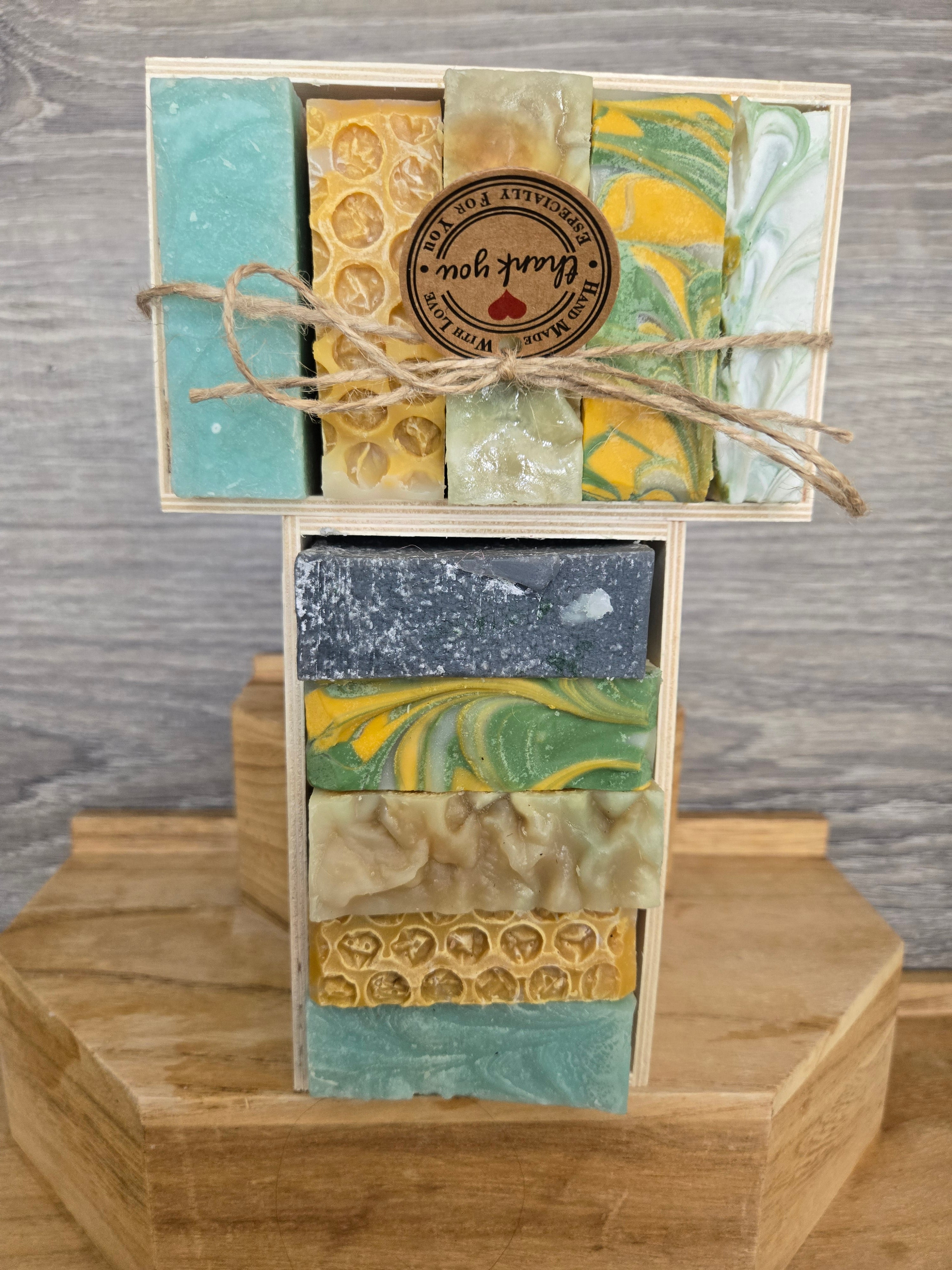 Handcrafted Soap Gift Set – 5 Assorted Bars