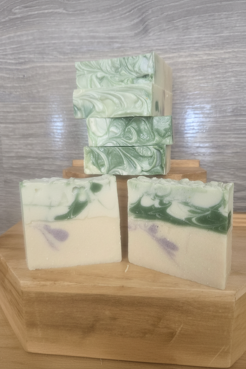 Goat Milk Honey Oat Soap Enhanced